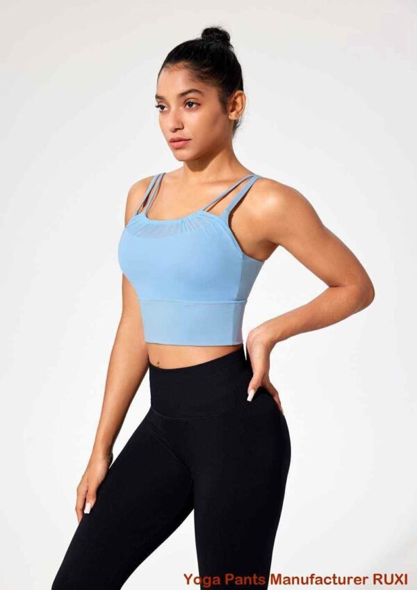 Pantalones cortos de yoga de cintura alta y plegables RUXI
