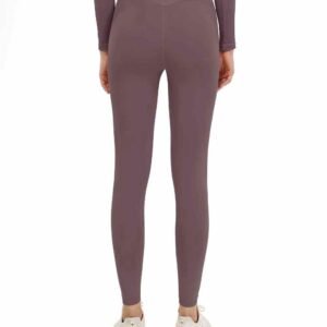 Sujetador deportivo sin costuras color caqui para mujer