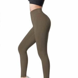 Leggings deportivos negros de cintura alta para mujer RUXI