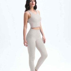 Leggings acampanados color canela RUXI es400