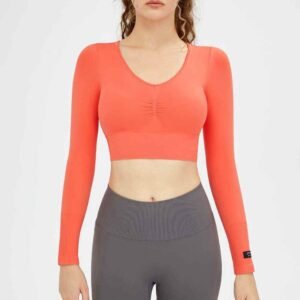 Mono de yoga ajustado y elástico sin costuras para mujer