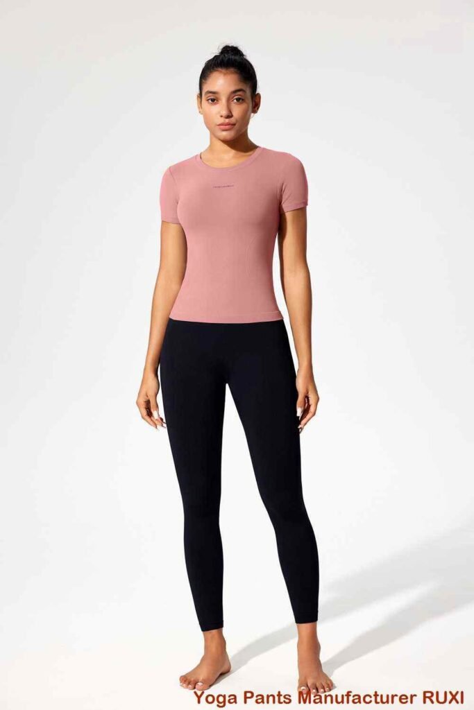 Pantalones cortos largos para correr para mujer RUXI
