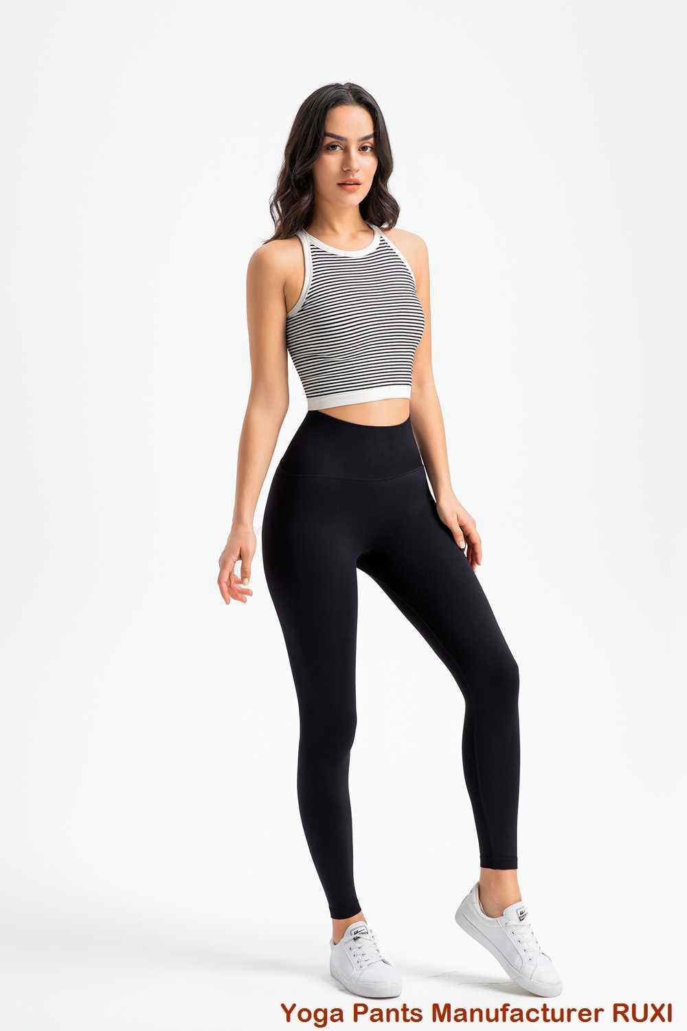 Leggings acampanados de color amarillo brillante RUXI Leggings acampanados de color amarillo brillante RUXI