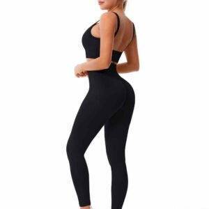 Pantalones de yoga de pierna recta para mujer RUXI es320