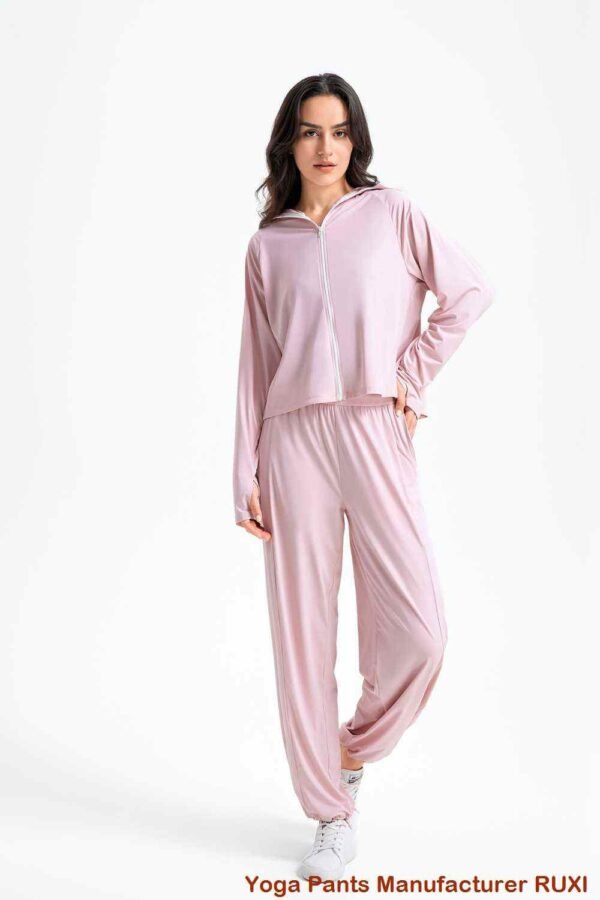 Leggings sin costuras con cintura alta y corte en V RUXI