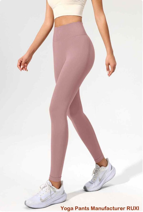 Pantalones de yoga elásticos de cintura alta para mujer
