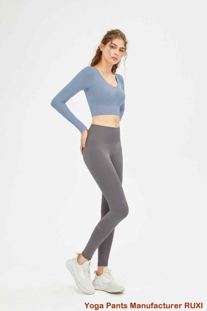Pantalones cortos deportivos 2 en 1 para mujer RUXI es3308