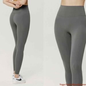 Pantalones de yoga con cintura plegable RUXI es1282