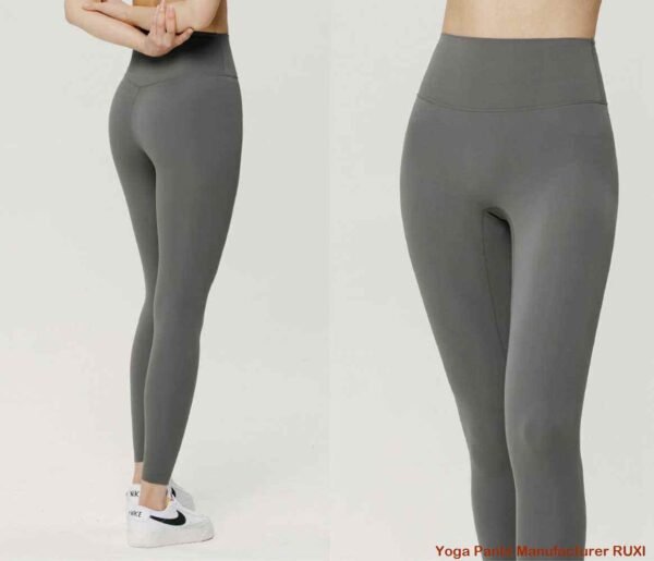 Pantalones de yoga con cintura plegable RUXI es1282