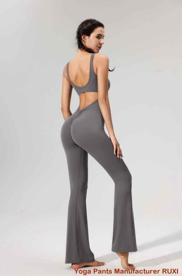 Pantalones de yoga de cintura alta con forma de V RUXI
