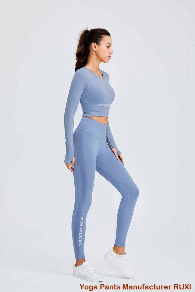Pantalones cortos de gimnasia azul marino para mujer RUXI