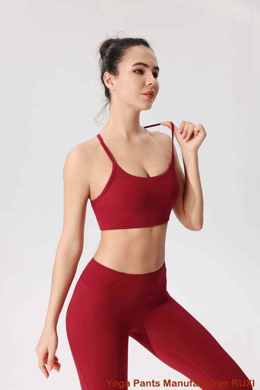 pantalones de yoga color granate RUXI es460 pantalones de yoga color granate RUXI es460
