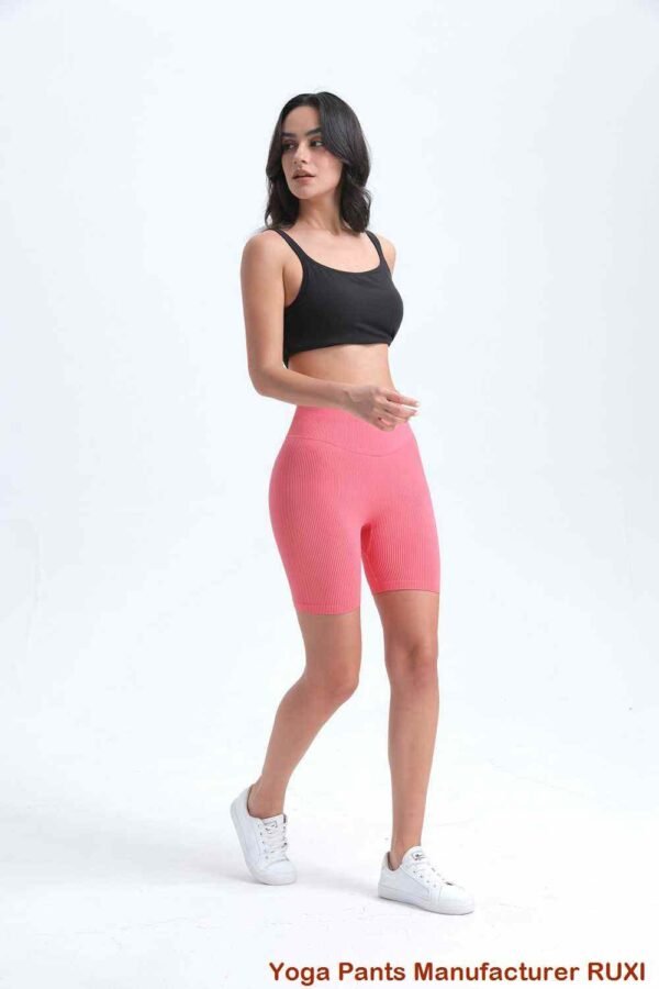 Leggings elásticos de tiro alto con cintura plegable RUXI