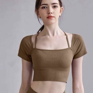 Conjuntos de pantalones de yoga acampanados RUXI es844