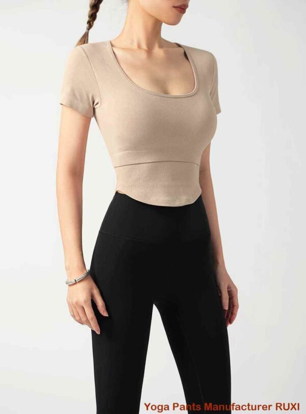 Leggings acampanados grises para una comodidad diaria RUXI