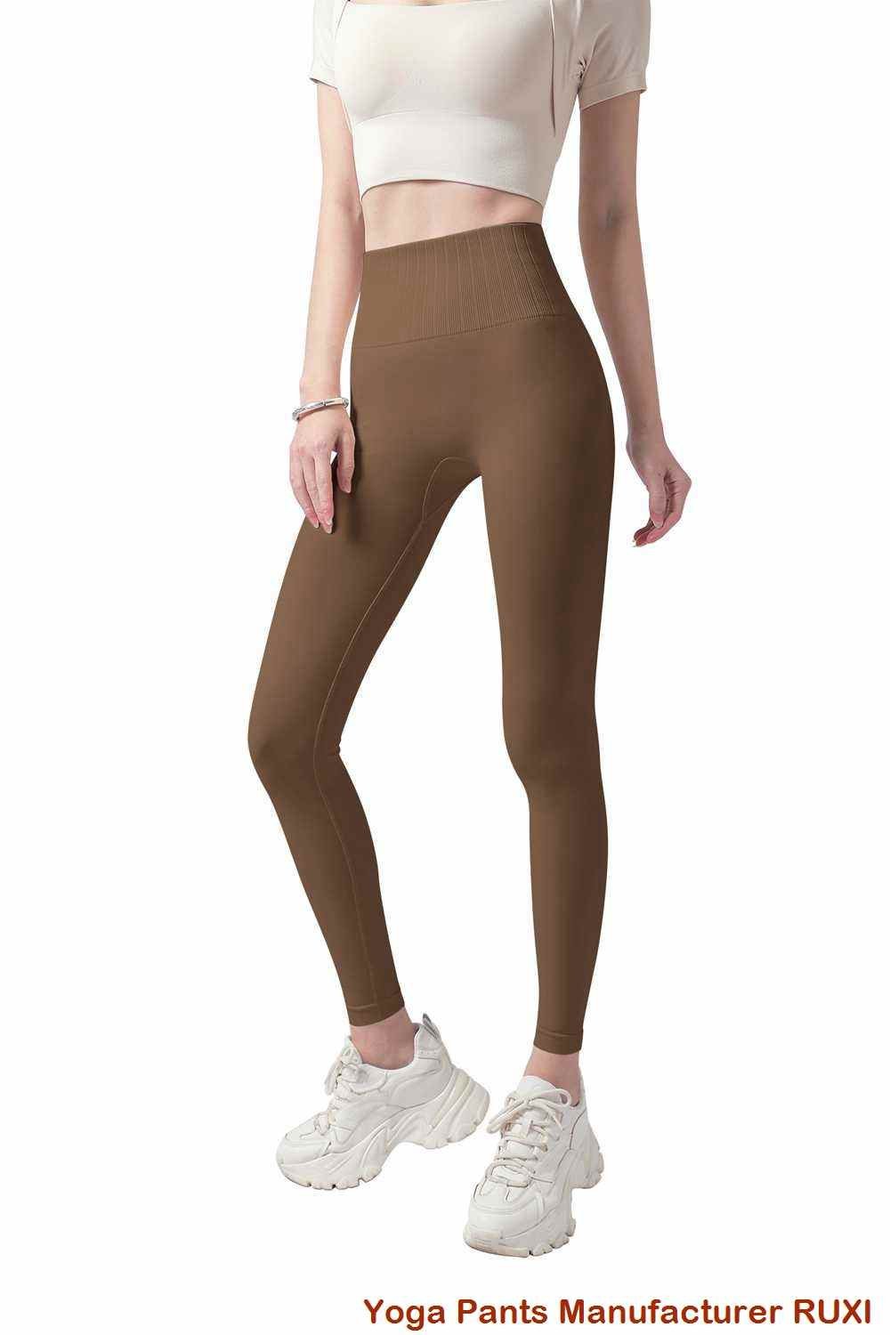 Pantalones capri de yoga con pierna ancha y ajuste cómodo Pantalones capri de yoga con pierna ancha y ajuste cómodo