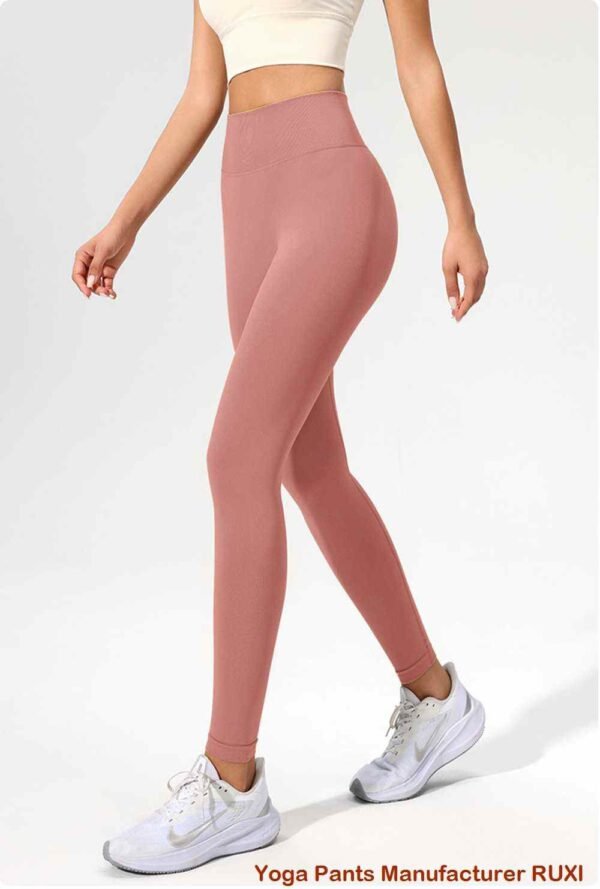 Pantalones de yoga de color gris jaspeado para mujer RUXI