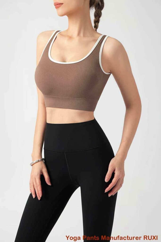 pantalones cortos de gimnasia de color rosa brillante RUXI