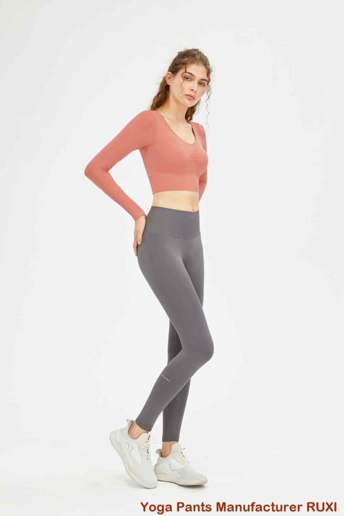 Pantalones de yoga cortos y cómodos para mujer RUXI es3862