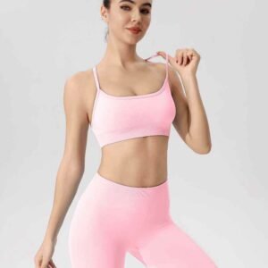 Cómoda camiseta sin mangas para correr sin sujetador RUXI