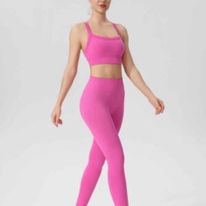 Pantalones de cintura alta con bolsillos RUXI es426