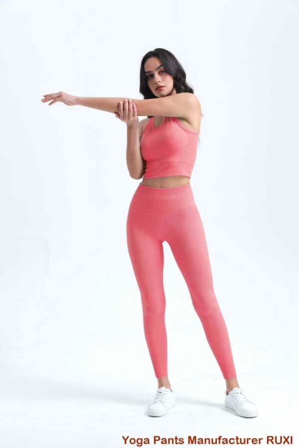 Pantalones de vestir elásticos de yoga para mujer RUXI