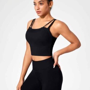 Pantalones de yoga de pierna ancha y cómodos con bolsillos