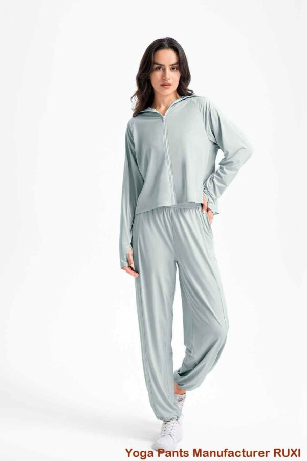 Pantalones de yoga de algodón holgados y de ajuste cómodo