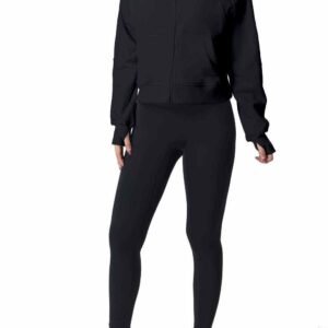 Leggings elásticos con estampado y bolsillos para mujer