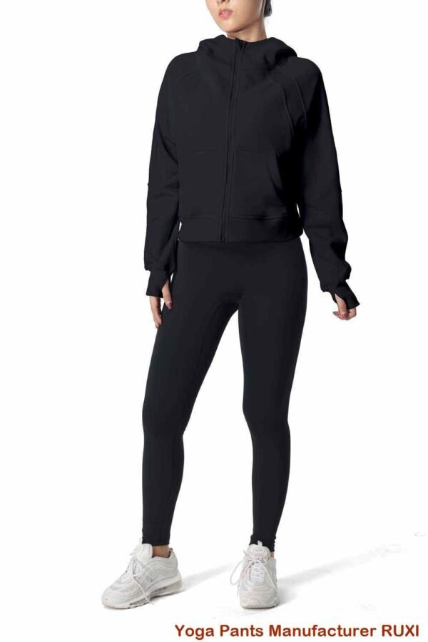 Leggings elásticos con estampado y bolsillos para mujer