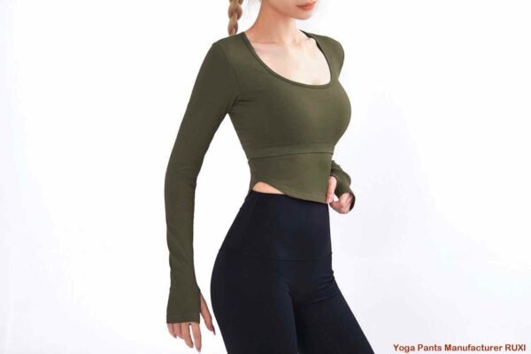 Pantalones de yoga con pernera acampanada y bolsillos RUXI