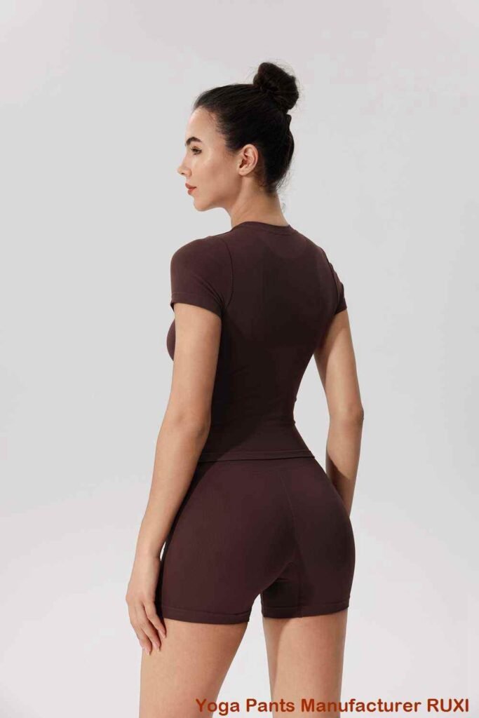 Pantalones de yoga con shorts incorporados RUXI es3942