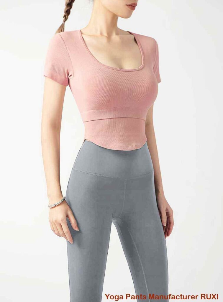 Pantalones cortos de yoga de ajuste cómodo para mujer RUXI