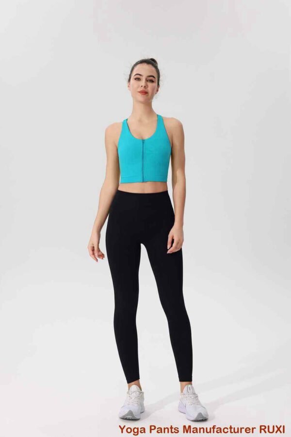 Pantalones de yoga acampanados de tiro bajo RUXI es342