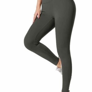 Pantalones de yoga negros de talla grande para mujer RUXI