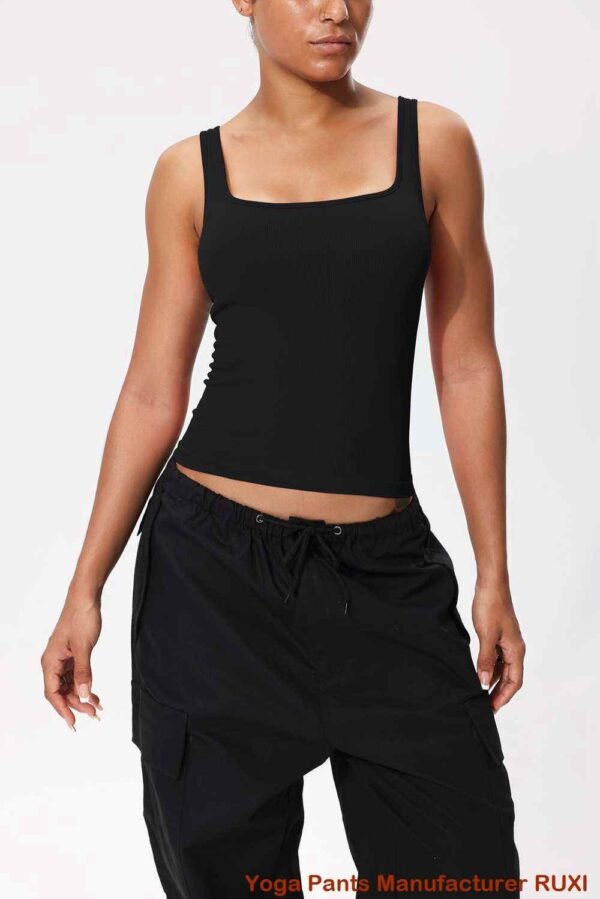 Pantalones de yoga deportivos de pierna ancha para mujer