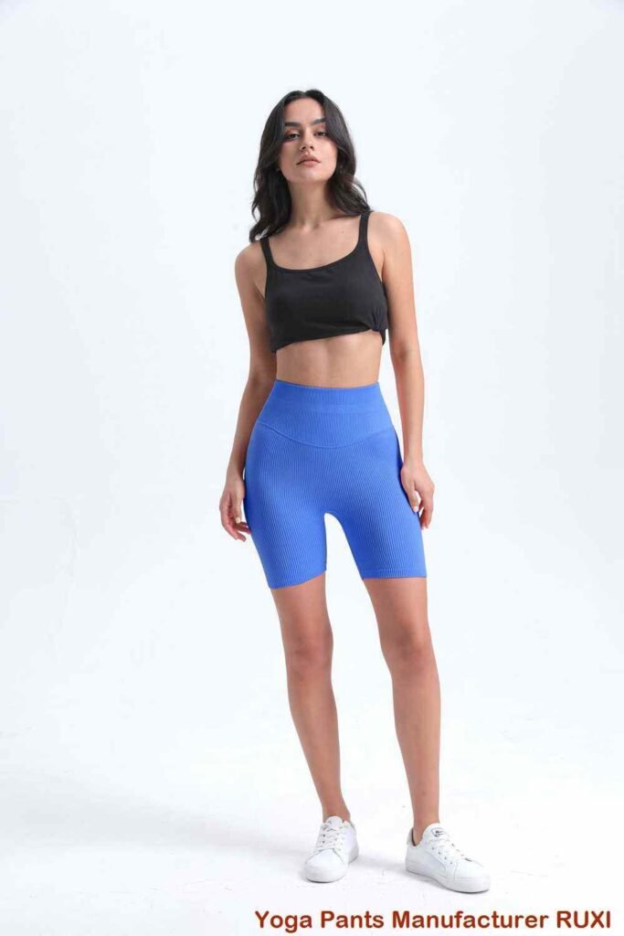 pantalones cortos deportivos con efecto botín RUXI es3503