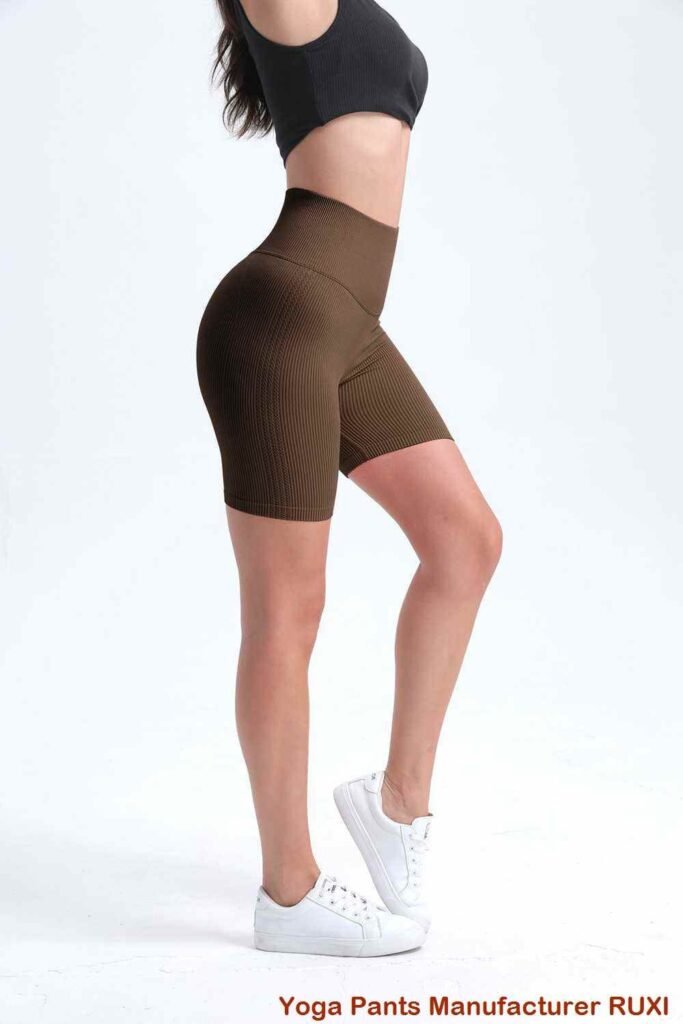 Pantalones cortos de bolos grises para dama RUXI es3398