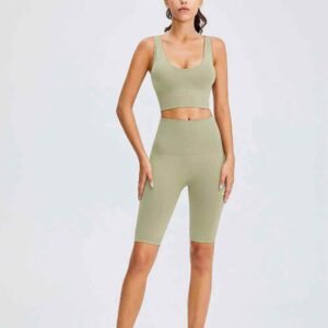 Pantalones de yoga altos de talla grande para mujer RUXI