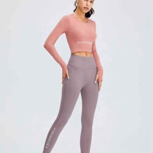 Pantalones de yoga con estampado de sirena para mujer RUXI