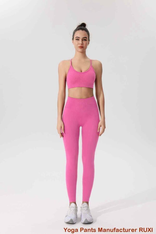 Leggings con fruncido en el trasero RUXI es513