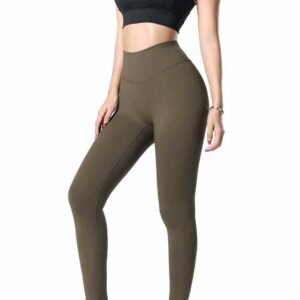 Pantalones de yoga cómodos con cintura plegable RUXI