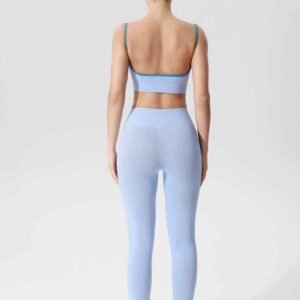 Conjunto cómodo de camiseta y pantalones de yoga RUXI